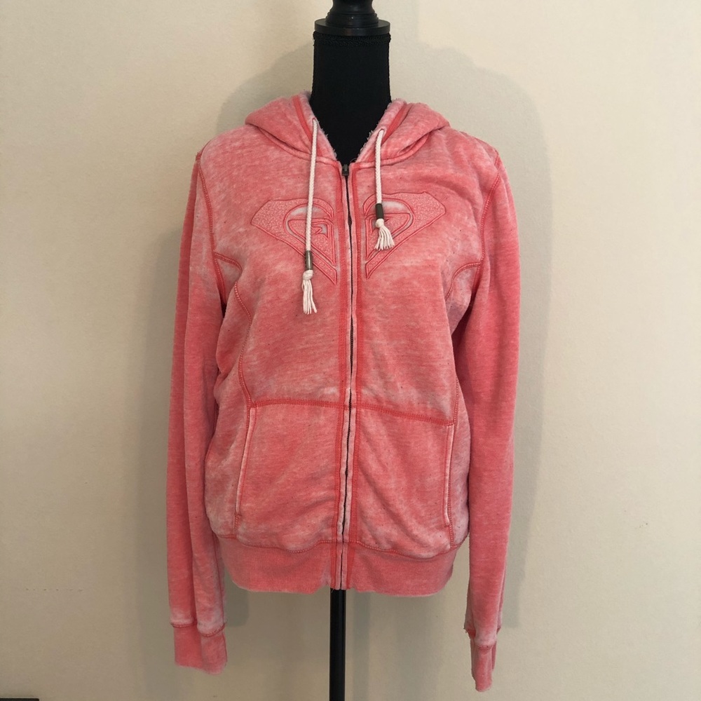 Roxy Zip Up Hoodie Fleece Lined
